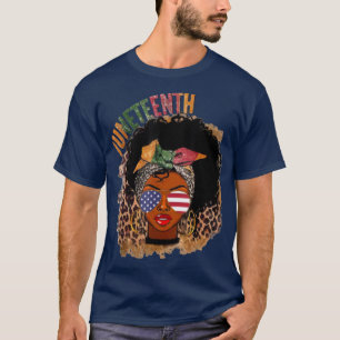 Königin der Junetetischen Schwarzen Mädchen Magie T-Shirt