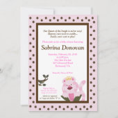 Königin der Jungle Baby Dusche Einladung 5 x 7 (Vorderseite)