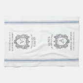 Königin der Kitchen Monogram Personalisiert Handtu Geschirrtuch (Horizontal)