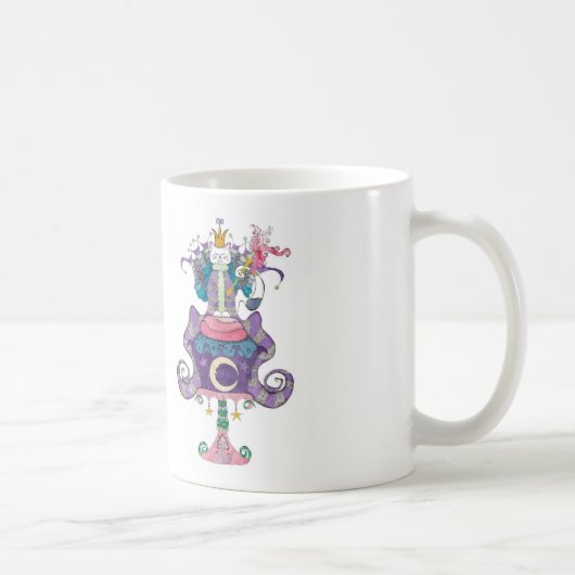 Königin der kleiner Kuchen Kaffeetasse (Rechts)