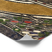 Königin der Klubs von Margaret Macdonald Mackintos Poster (Ecke)