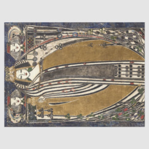 Königin der Klubs von Margaret Macdonald Mackintos Seidenpapier
