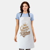 Königin der Küche - Elegantes Design Schürze (Getragen)