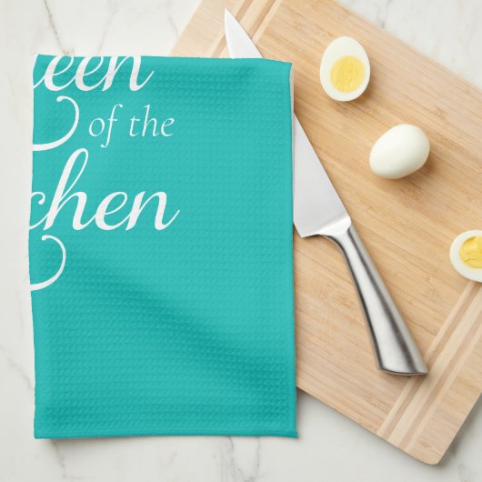 Königin der Küche Geschirrtuch (Viertel Falte)