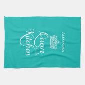 Königin der Küche Geschirrtuch (Horizontal)