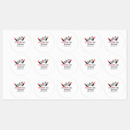 Königin der Küche Koch Kochen hinzufügen Namen Kro Etiketten