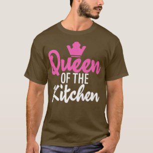 Königin der Küche Kochen Backbäcker T-Shirt