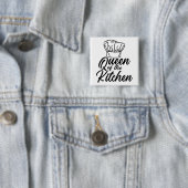 Königin der Küche Kochfeld Lover Funny Koch Button (Beispiel)