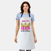 Königin der Küche Schürze (Getragen)