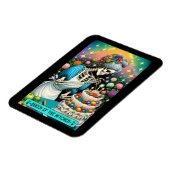 Königin der Küche Tarot Card Magnet (Linke Seite)