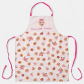 Königin der Küche Tea Party Kronmuster Schürze (Vorderseite)