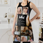 Königin der Küchenfotografie-Schürze Schürze<br><div class="desc">Genießen Sie die Freude am Kochen mit unserer modernen Foto Collage Schürze, eine perfekte Mischung aus Stil und Sentimentalität. Diese Schürze ist vollständig mit Ihren gepflegten Fotos anpassbar und besticht mit den beliebten Worten "Königin der Küche". Mit einer Krone, die Ihr kulinarisches Reich kennzeichnet, präsentiert es auch ein Zitat aus...</div>