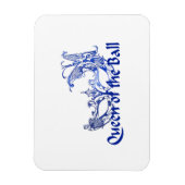 Königin der Kugel Magnet (Vertikal)