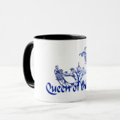 Königin der Kugel Tasse (Vorderseite Links)