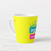 Königin der Latte-Tasse Milchtasse (Linke Ecke)