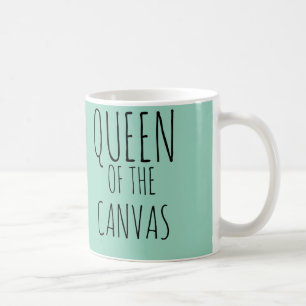 Königin der Leinwand-Tasse Kaffeetasse