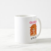 Königin der Leos Kaffeetasse (VorderseiteRechts)