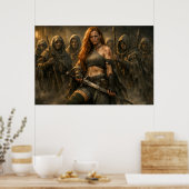 Königin der Leprakranken Poster (Küche)