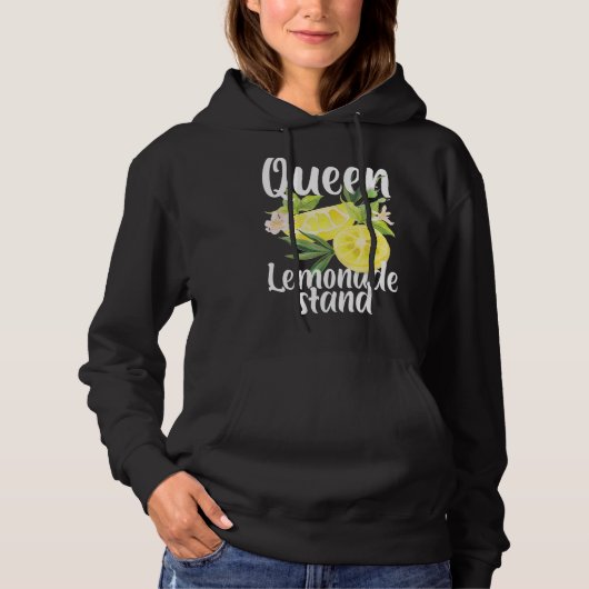 Königin der Limonade Stand Lemon Juice Citrus Fou Hoodie (Vorderseite)
