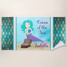 Königin der Meerjungfrau Strandtuch