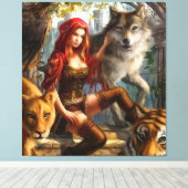 Königin der Monster Leinwanddruck (Insitu (Holzboden))