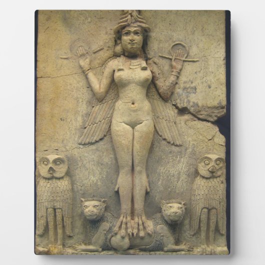 Königin der Nacht - Burney Relief Lilith Fotoplatte (Vorderseite)