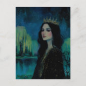 Königin der Nacht im Wilden Teich Postkarte (Vorderseite)