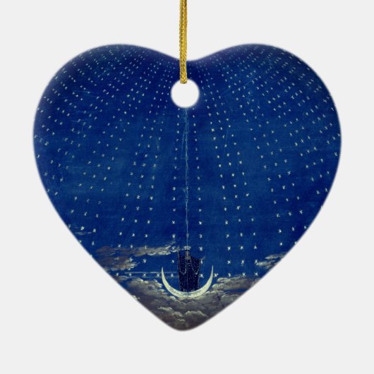 Königin der Nacht Mozart Magic Flute Zauberflöte Keramik Ornament (Hinten)