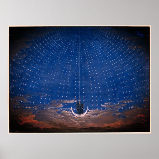 Königin der Nacht Mozart Magic Flute Zauberflöte Poster (Vorne)