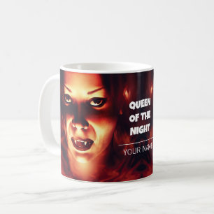 Königin der Nacht. Vampirin Kaffeetasse