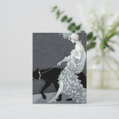 "Königin der Nacht" von Marjorie Miller Postkarte (Stehend Vorderseite)