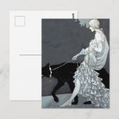 "Königin der Nacht" von Marjorie Miller Postkarte (Vorne/Hinten)