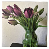 Königin der Nachttoulpen Fliese (Vorderseite)