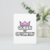 Königin der Optometrie Postkarte (Stehend Vorderseite)