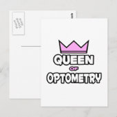 Königin der Optometrie Postkarte (Vorne/Hinten)