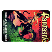 Königin der Panther World: Fiktion von Fantasy Pul Magnet (Horizontal)