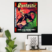 Königin der Panther World: Fiktion von Fantasy Pul Poster (Heimbüro)