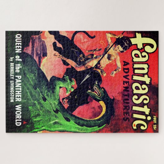 Königin der Panther World: Fiktion von Fantasy Pul Puzzle (Horizontal)