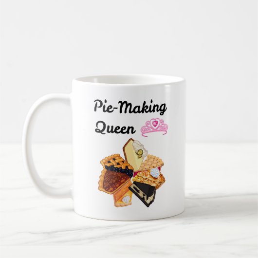 Königin der Pie-Herstellung Kaffeetasse (Links)