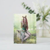 Königin der Postkarte des Frühlings (Stehend Vorderseite)