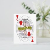 Königin der Postkarte des Hauses (Stehend Vorderseite)