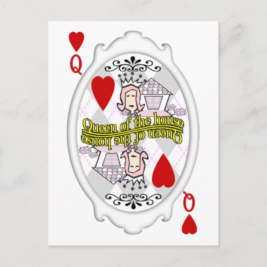 Königin der Postkarte des Hauses (Vorderseite)