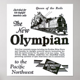Königin der Rails - Neuer Olympiasieger 1929 Poster