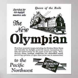 Königin der Rails - Neuer Olympiasieger 1929 Poster