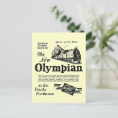 Königin der Rails - Neuer Olympiasieger 1929 Postkarte (Stehend Vorderseite)