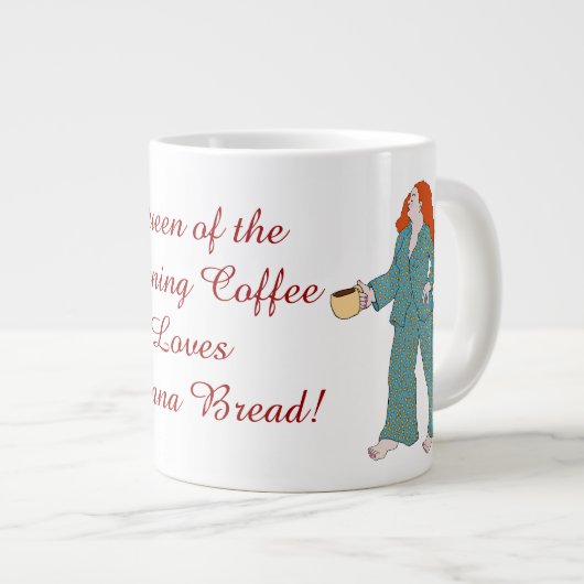 Königin der RIESIGEN kundenspezifischen Tasse des (Vorderseite Rechts)