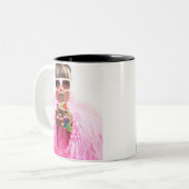 Königin der Rings-Tasse Zweifarbige Tasse (Vorderseite Links)