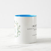 Königin der Rosenkranz-Tasse Zweifarbige Tasse (Mittel)