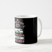 Königin der RV - Funny Gift for Women Camper Ehefr Kaffeetasse (VorderseiteRechts)