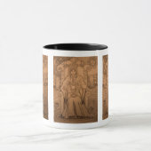 Königin der Schalen - Tarot-Karte Tasse (Zentrum)